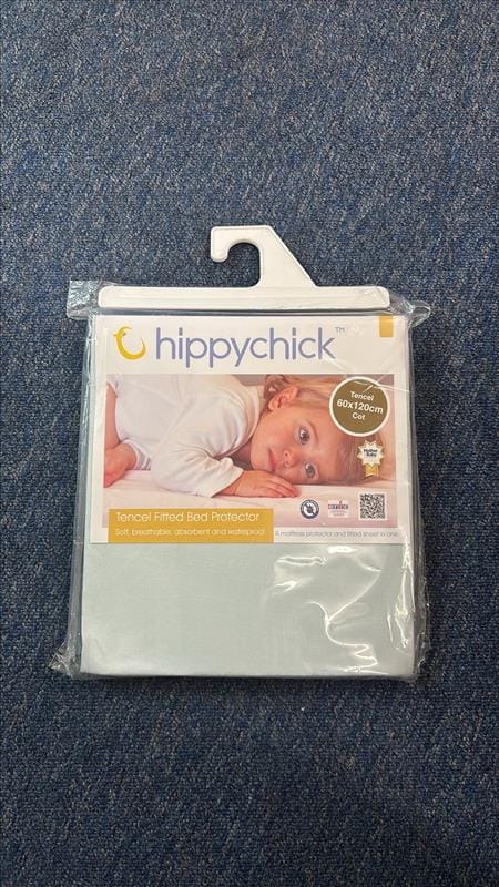 Ex-Display – Hippychick Fitted Cot Bed Mattress Protector – Blue