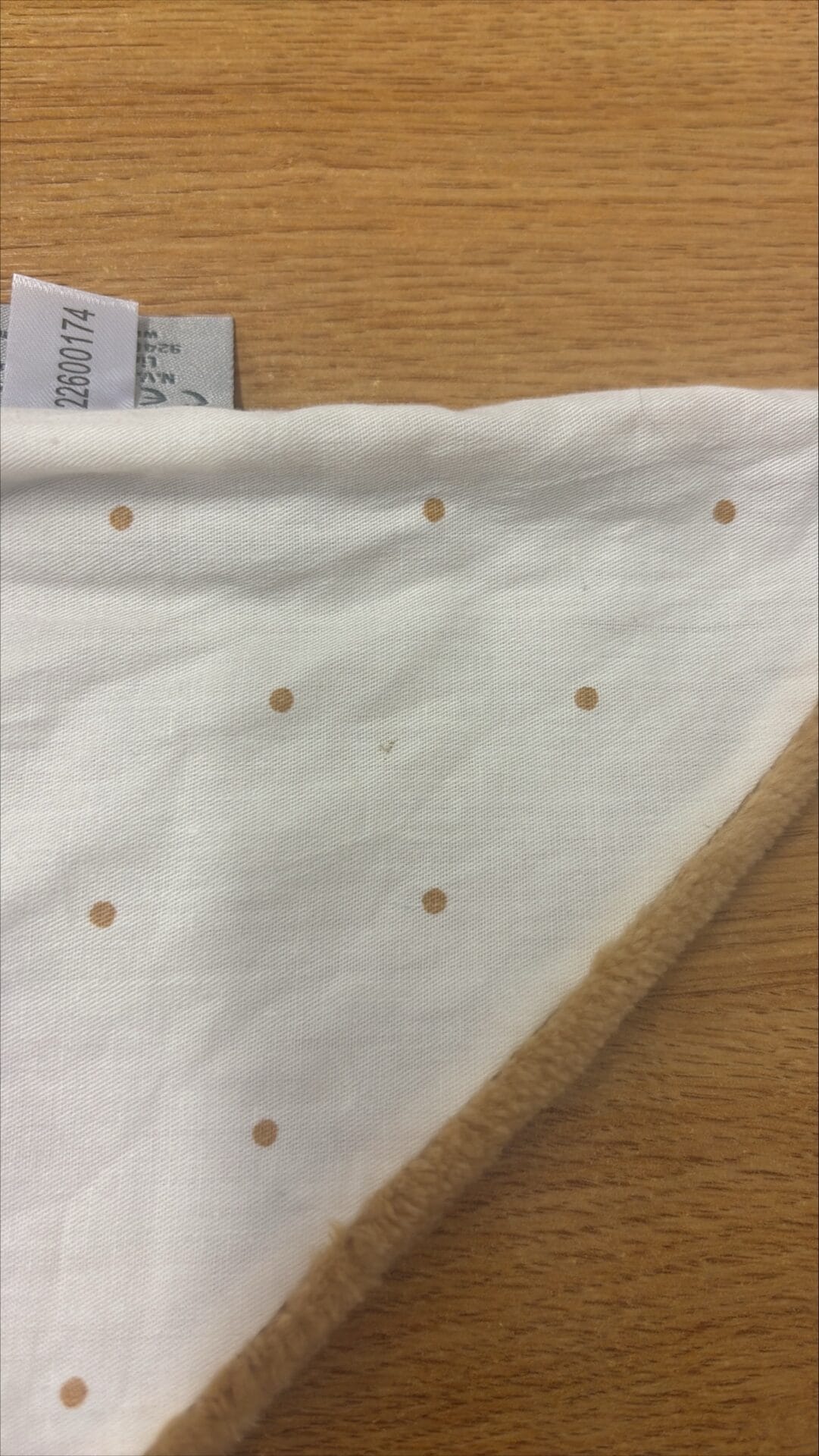 Ex-Display - Nattou Charlie - Maxi Doudou Flannel Caramel