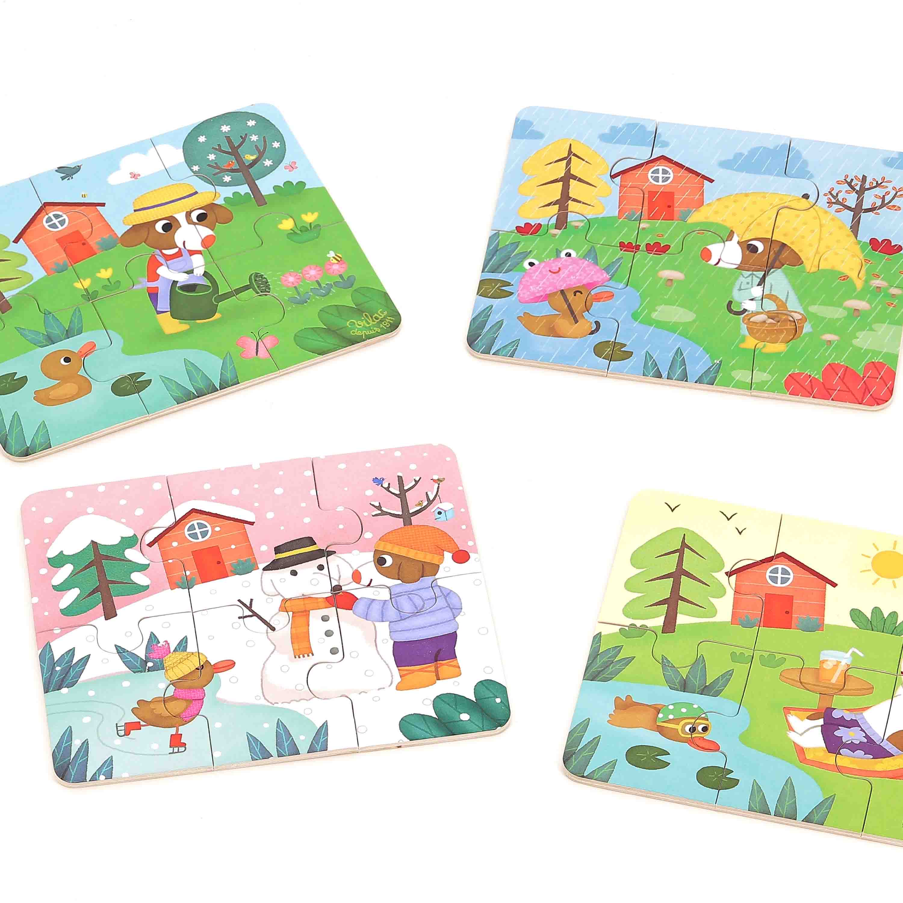 Vilac Four Seasons Wooden Puzzle