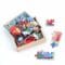 One of the puzzles being put together out of the box