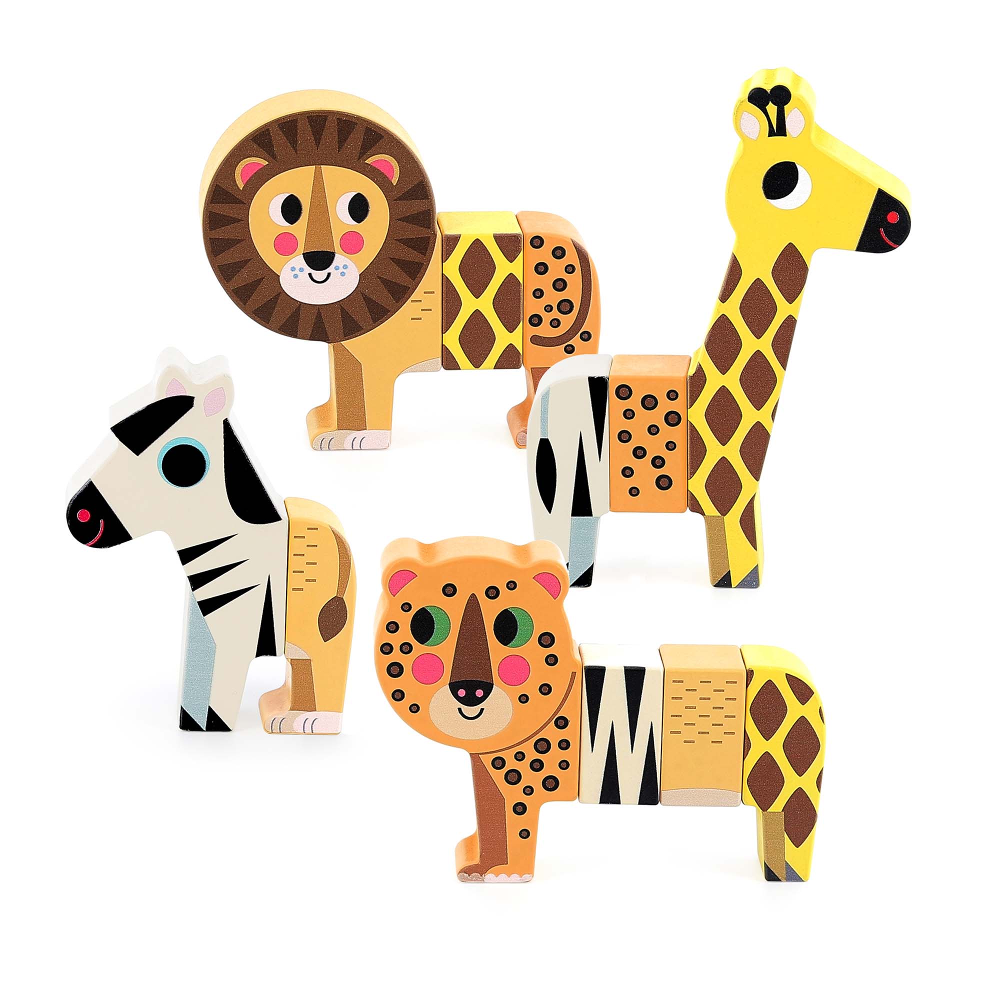 Ingela P.Arrhenius Magnetic Savannah Animals mix and matched animals