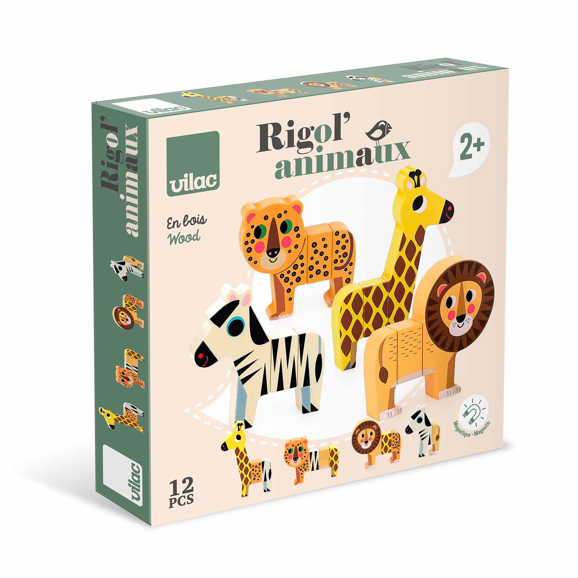 Ingela P.Arrhenius Magnetic Savannah Animals box