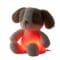 Dog Cuddly Nightlight with red light on