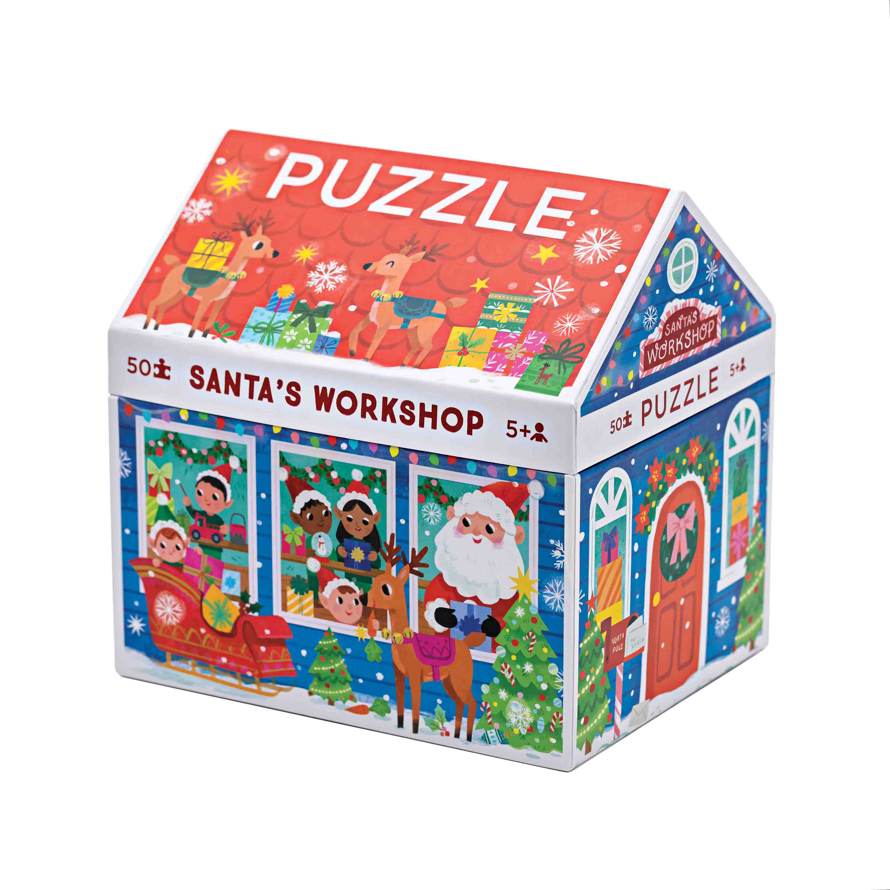 Ex-Display - Crocodile Creek - 50pc Santa's Workshop Puzzle