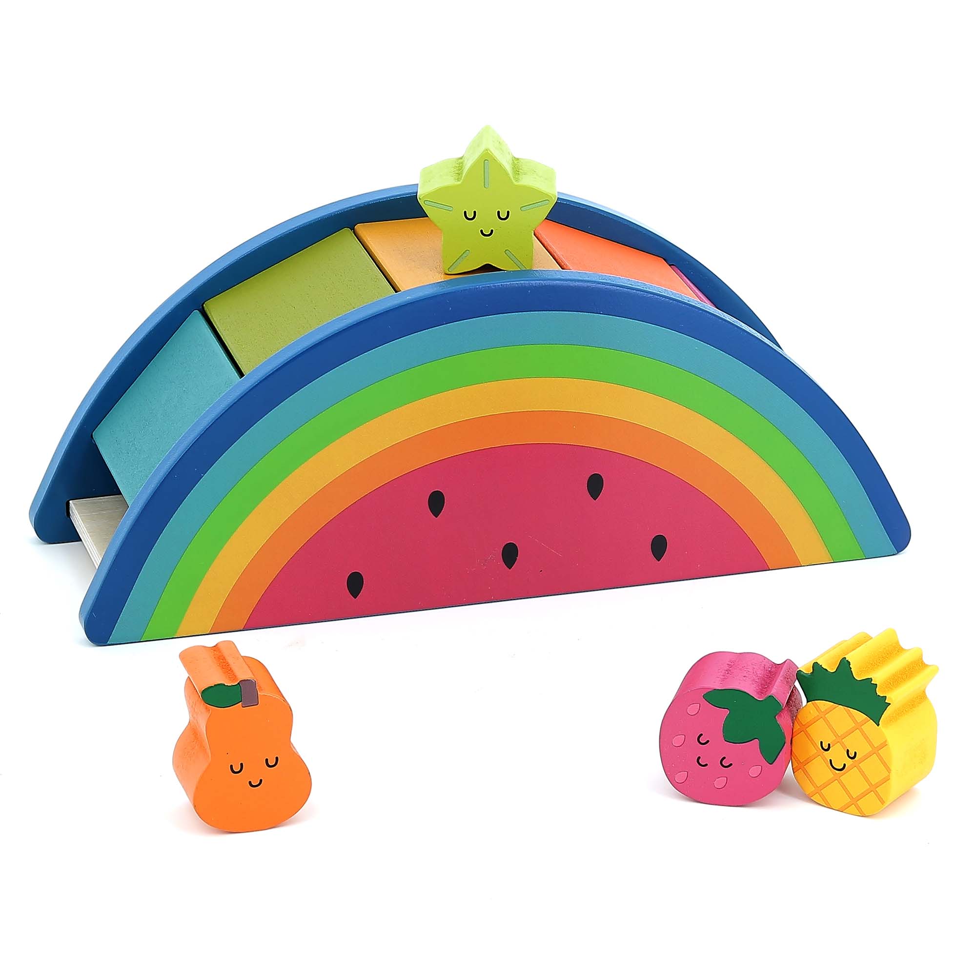 Vilac Watermelon Shape Sorter upside down