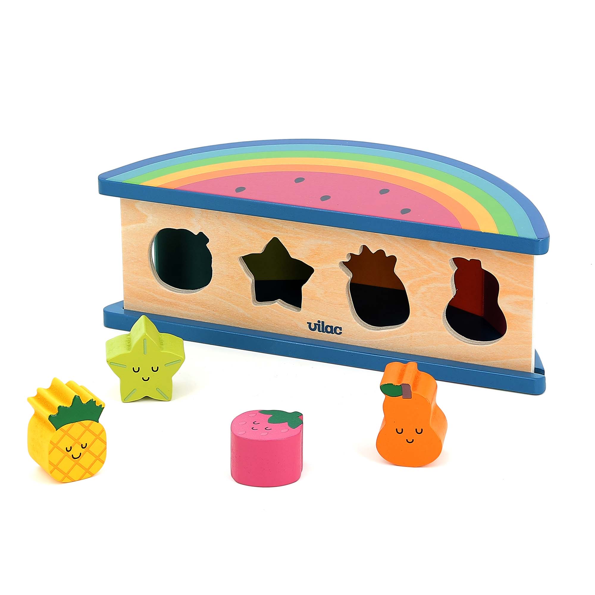 Vilac Watermelon & Fruits Shape Sorter