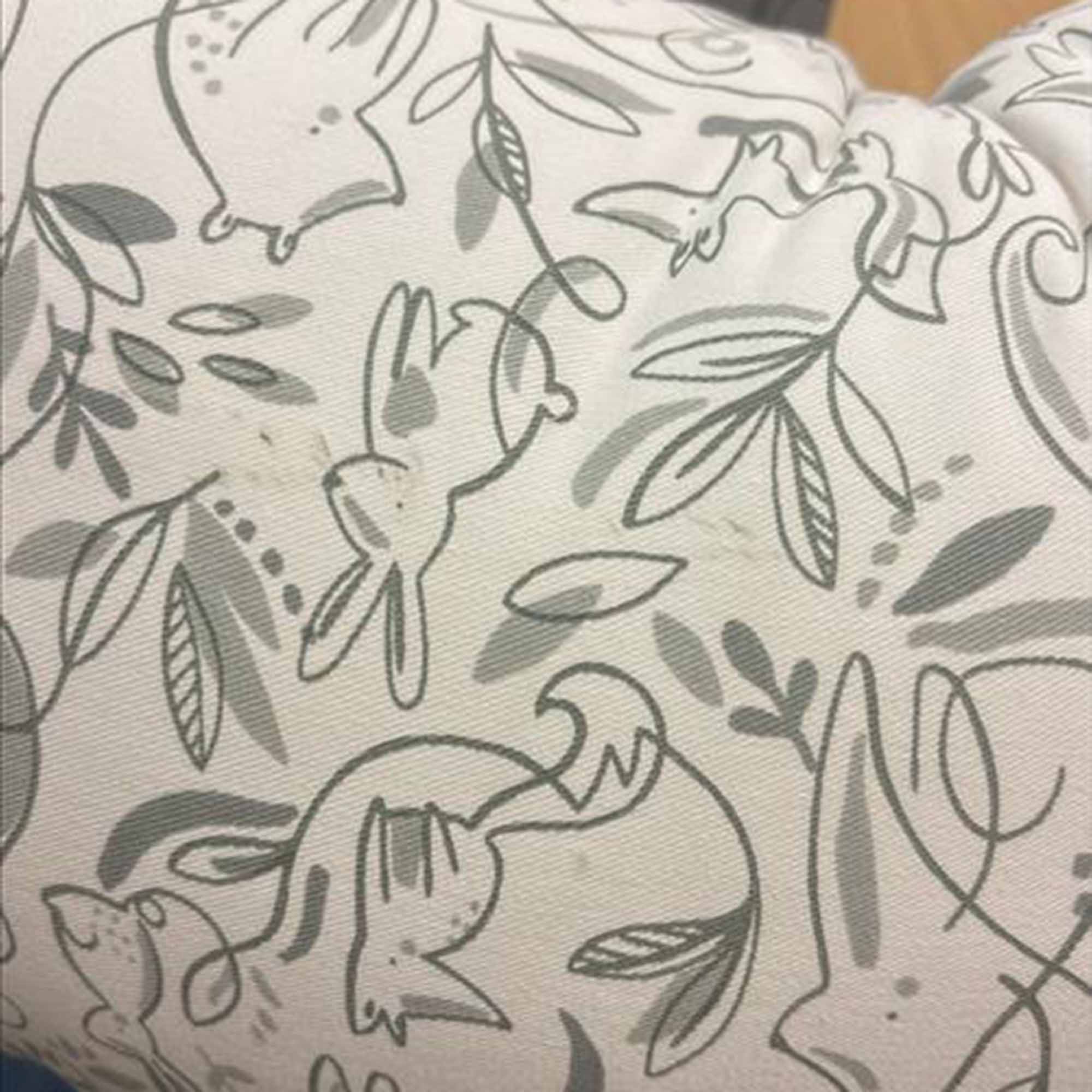 Ex-Display - Hippychick Feeding Pillow - Animal Friends Grey