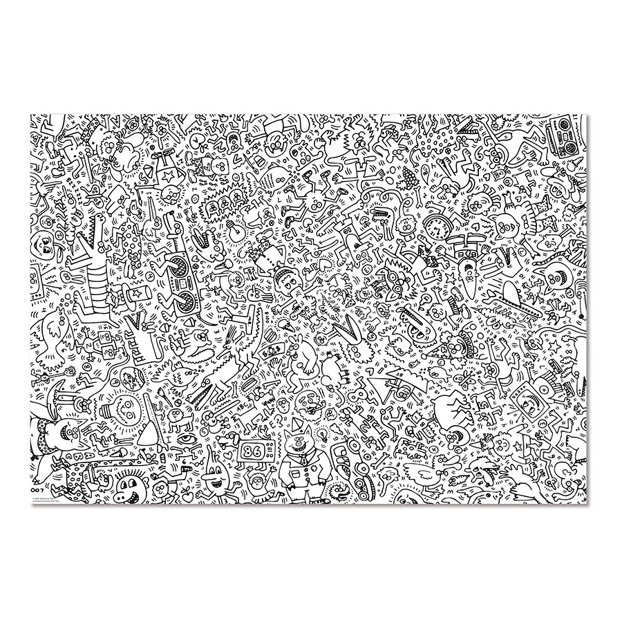 Keith Haring 1000pc Puzzle design