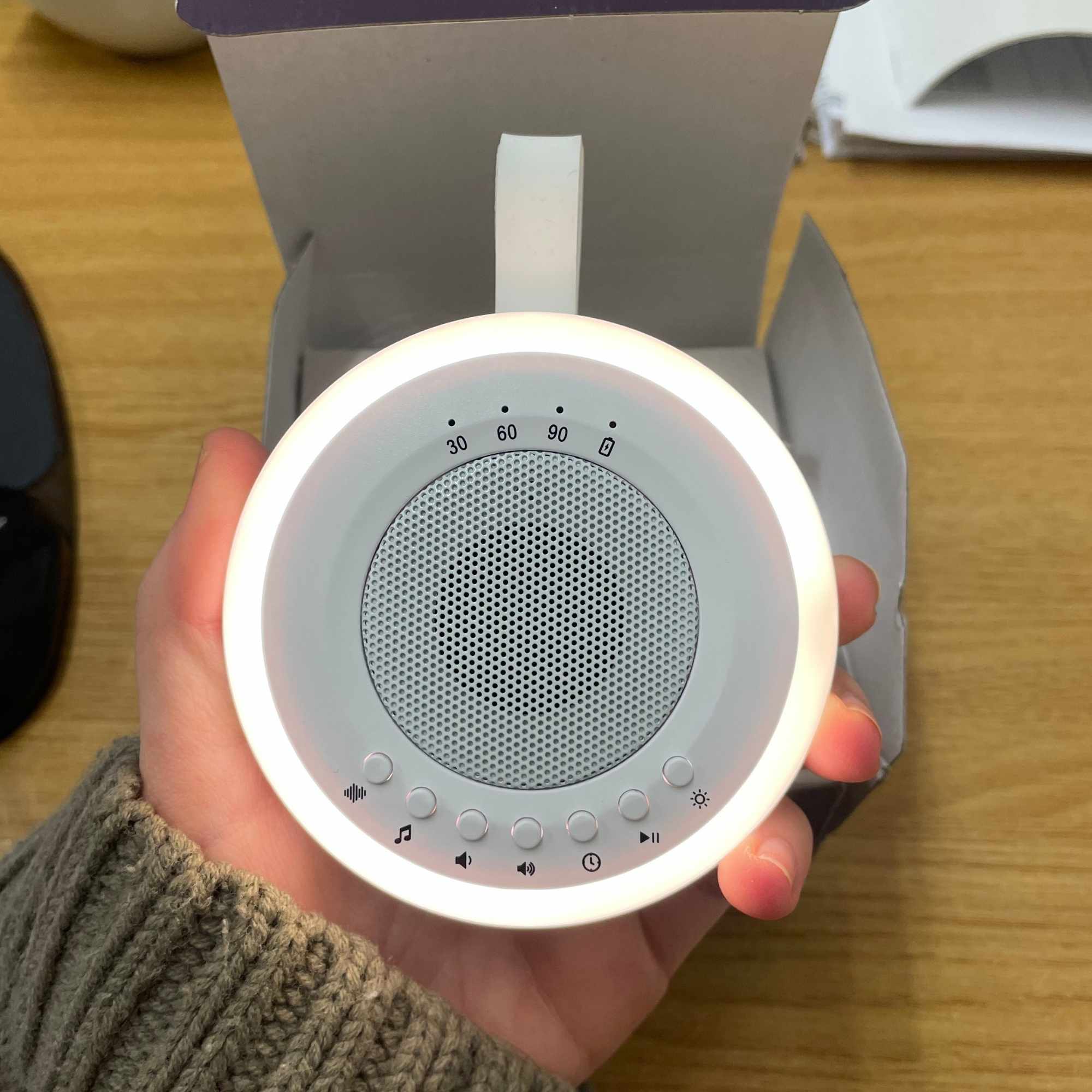 Preloved Website Images (86) Ex-Display - Zello Portable White Noise Machine & Night Light