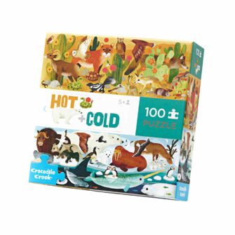 100 pc opposites puzzle - hot/cold