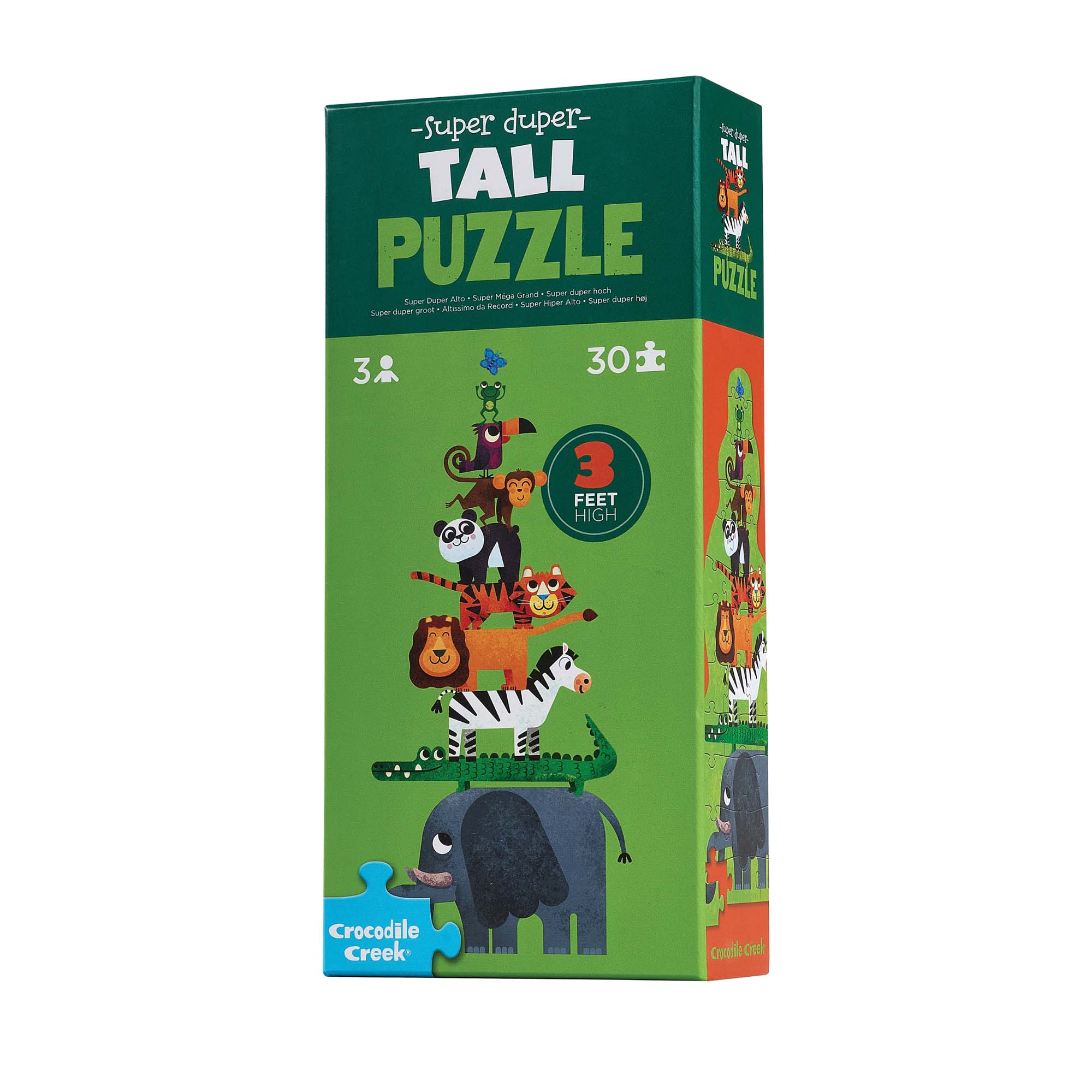 Super Duper Tall Puzzle box image Crocodile Creek