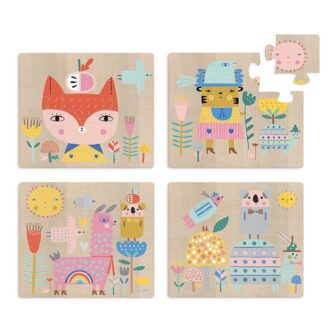 Suzy Ultman 4 Animal Puzzles
