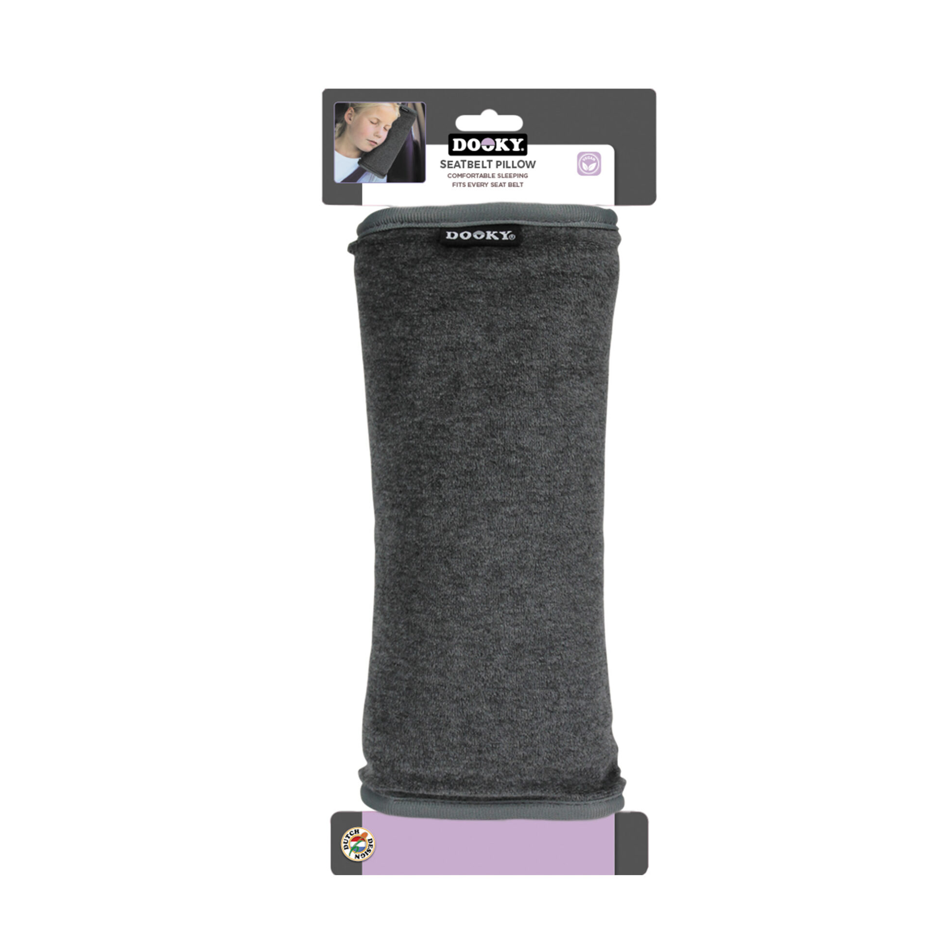 Dooky Seatbelt Pillow - Dark Grey
