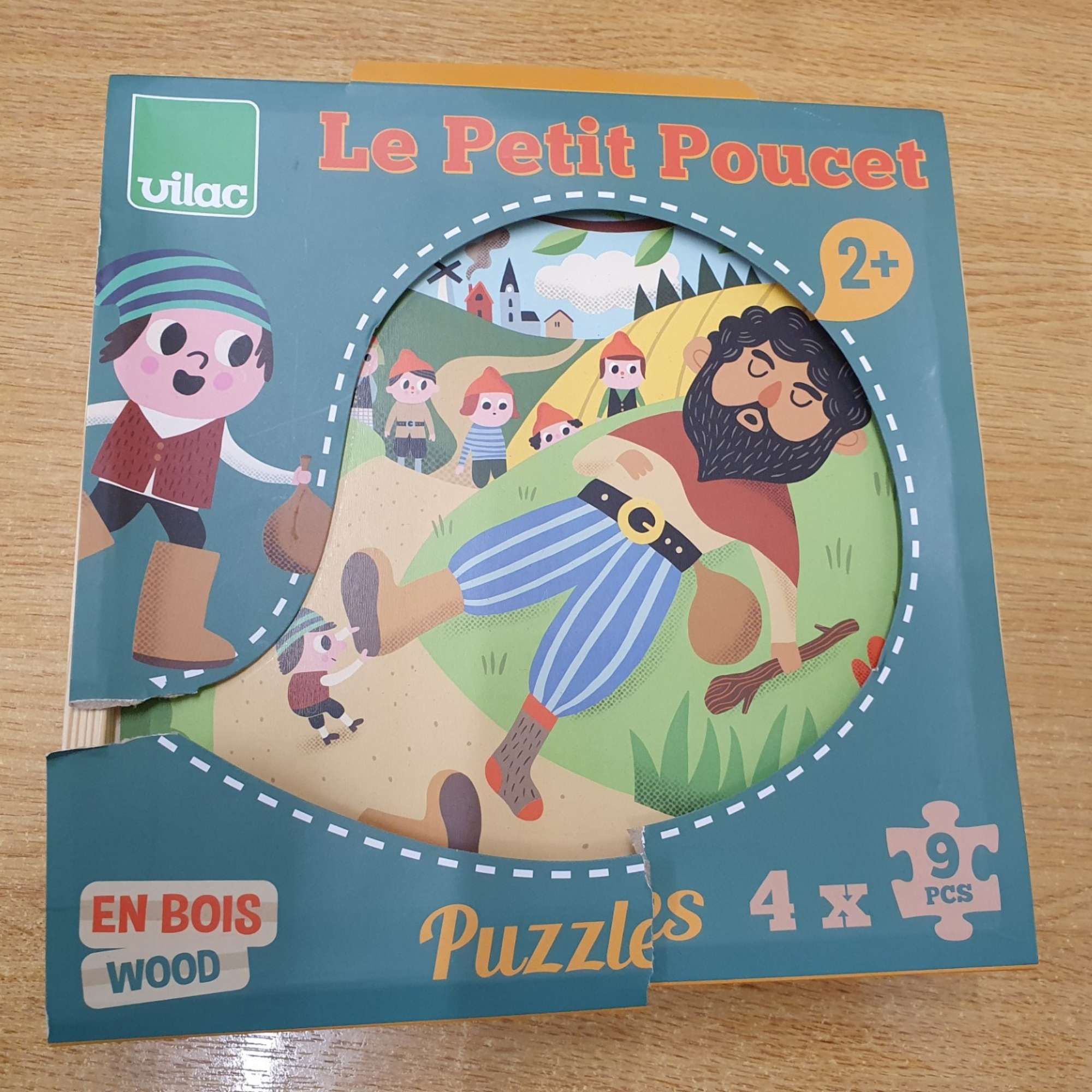 Preloved - Vilac Ingela P.Arrhenius Little Thumb Wooden Puzzle