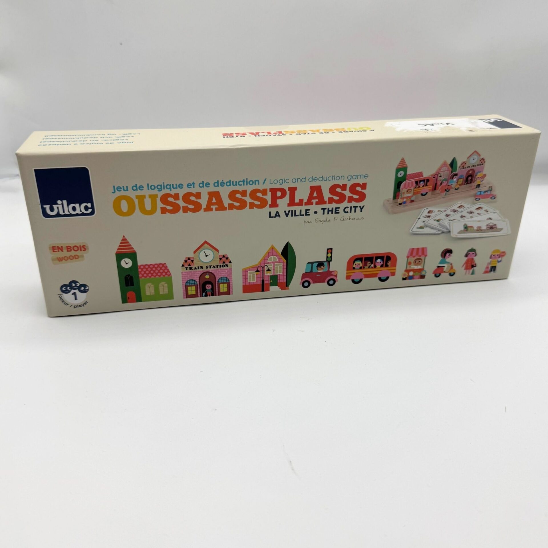 Ex-Display - Vilac - City Logic & Deduction Game