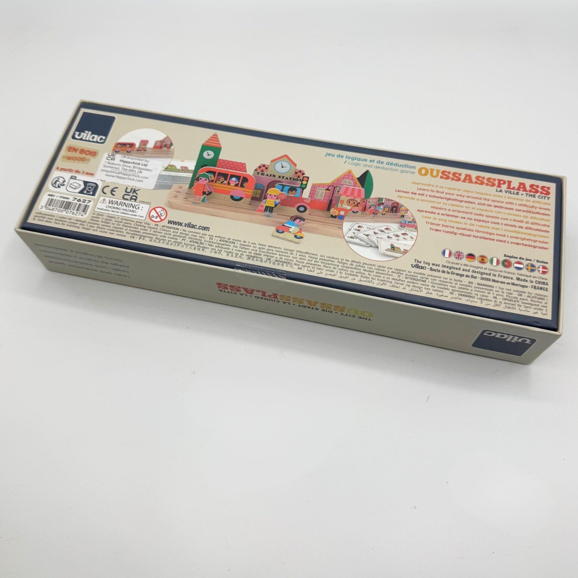 Ex-Display - Vilac - City Logic & Deduction Game