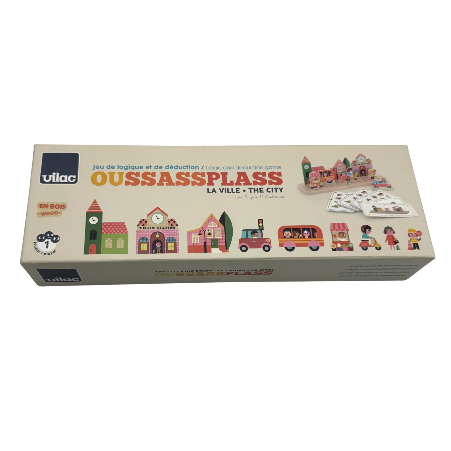 Ex-Display - Vilac - City Logic & Deduction Game