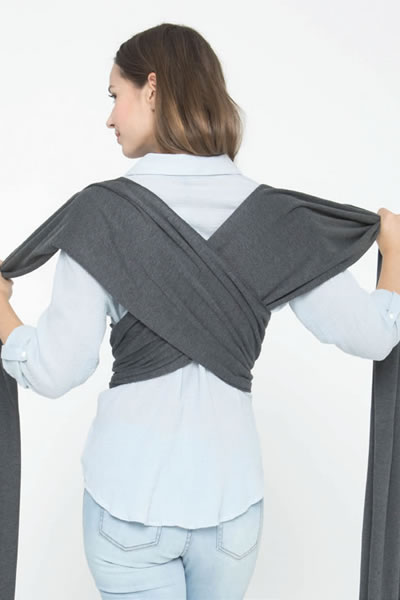 Preloved - Moby Classic Baby Wrap - Asphalt