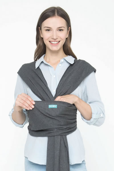 Preloved - Moby Classic Baby Wrap - Asphalt
