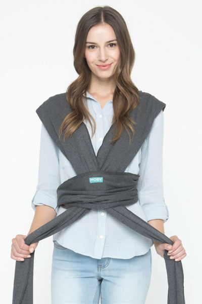 Preloved - Moby Classic Baby Wrap - Asphalt