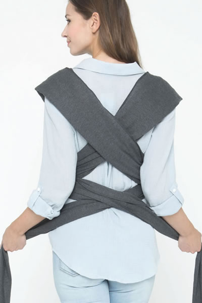 Preloved - Moby Classic Baby Wrap - Asphalt