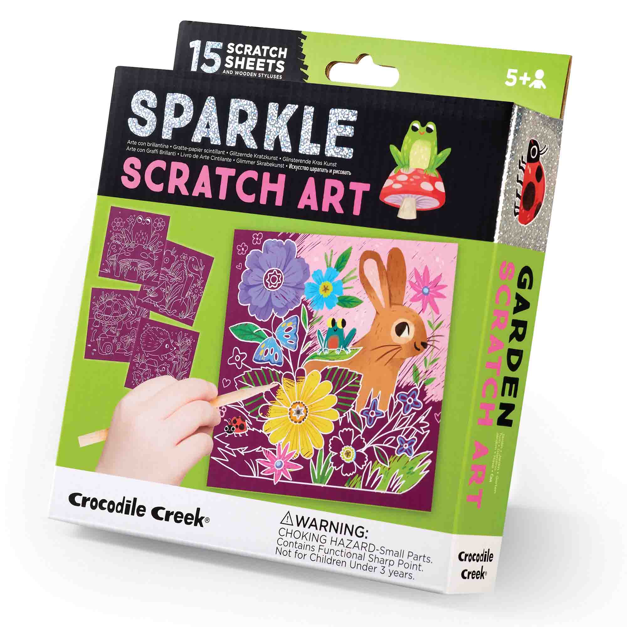 Preloved - Crocodile Creek - Garden Scratch Art