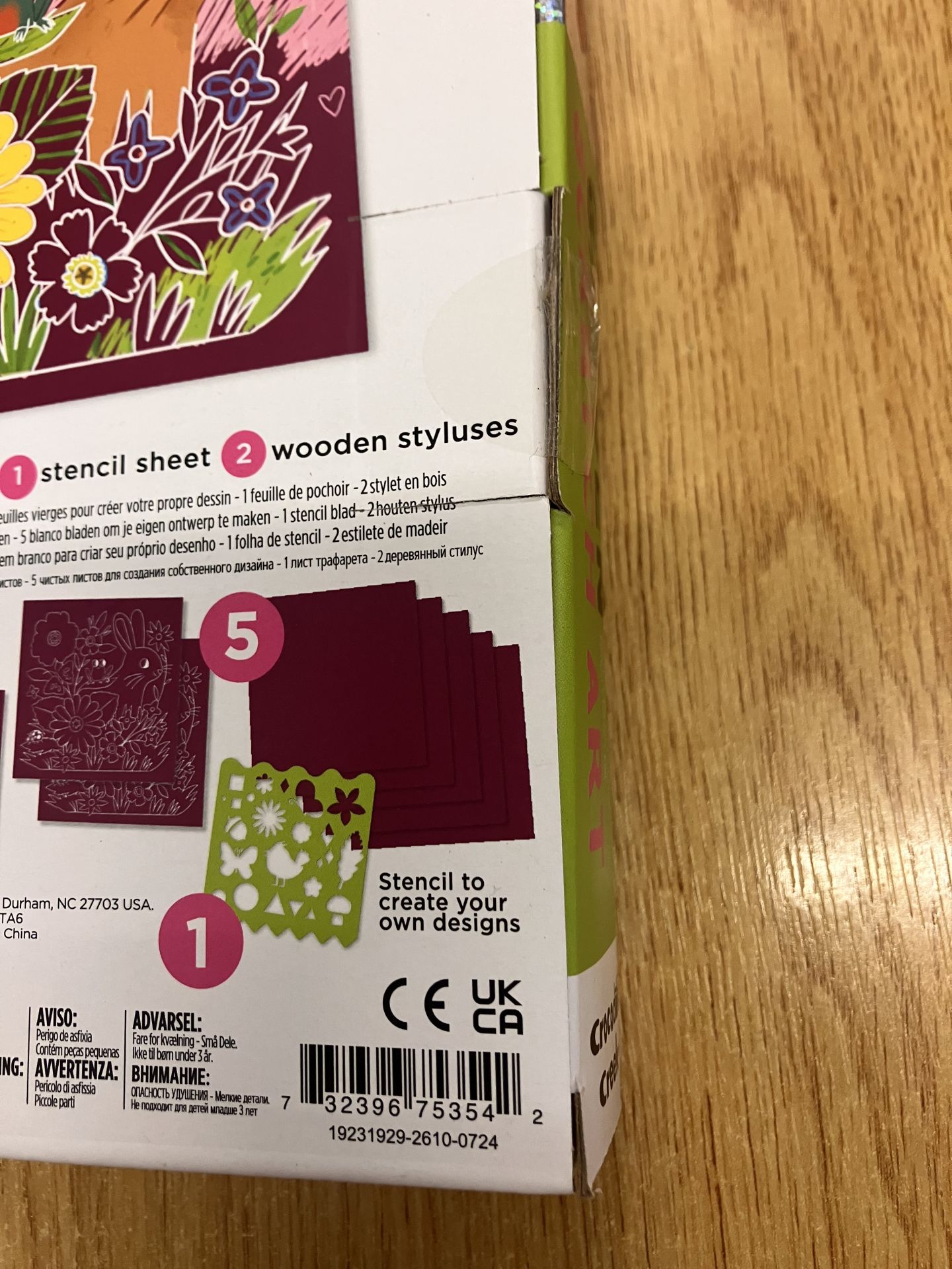 Preloved - Crocodile Creek - Garden Scratch Art