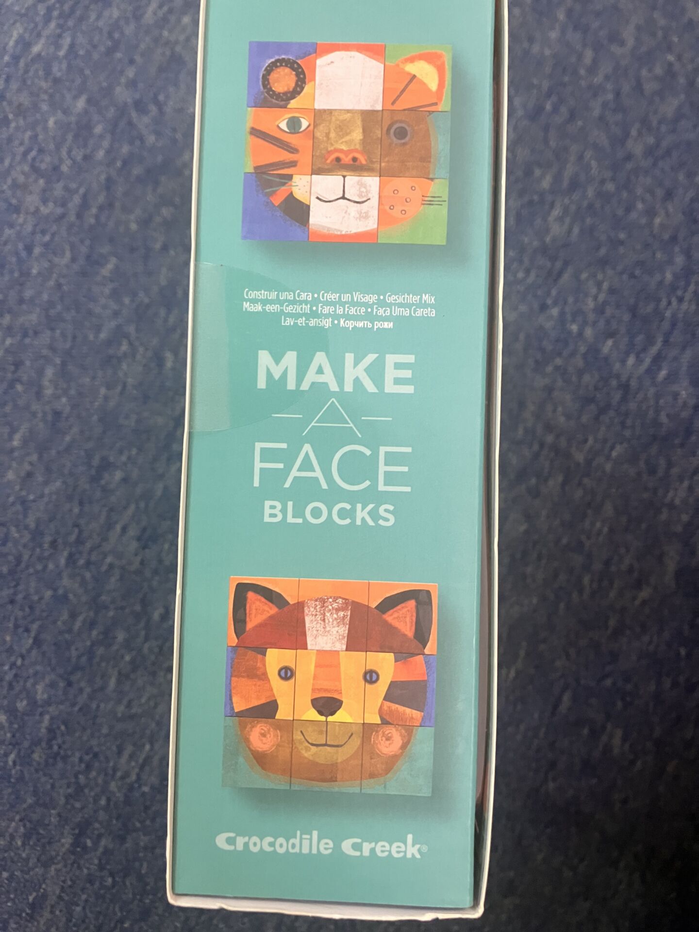 Preloved - Crocodile Creek Make-a-Face Puzzle Blocks