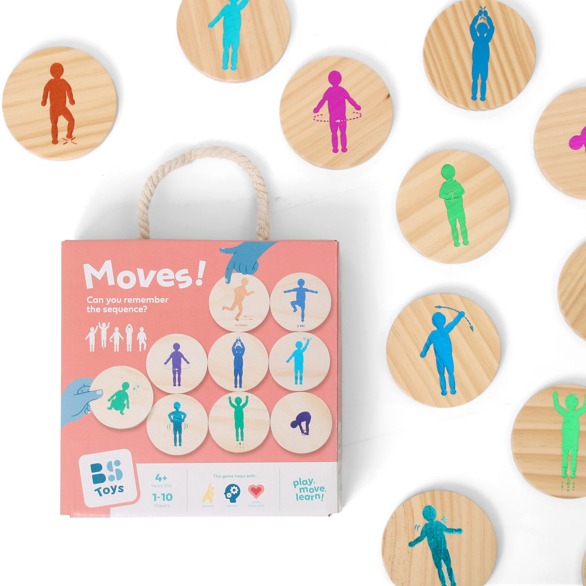 Preloved - BS Toys - 'Moves!' Movement Game